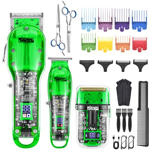 Professional Barber Set for Men: Hair Clipper, Trimmer, and Beard Shaver Kit